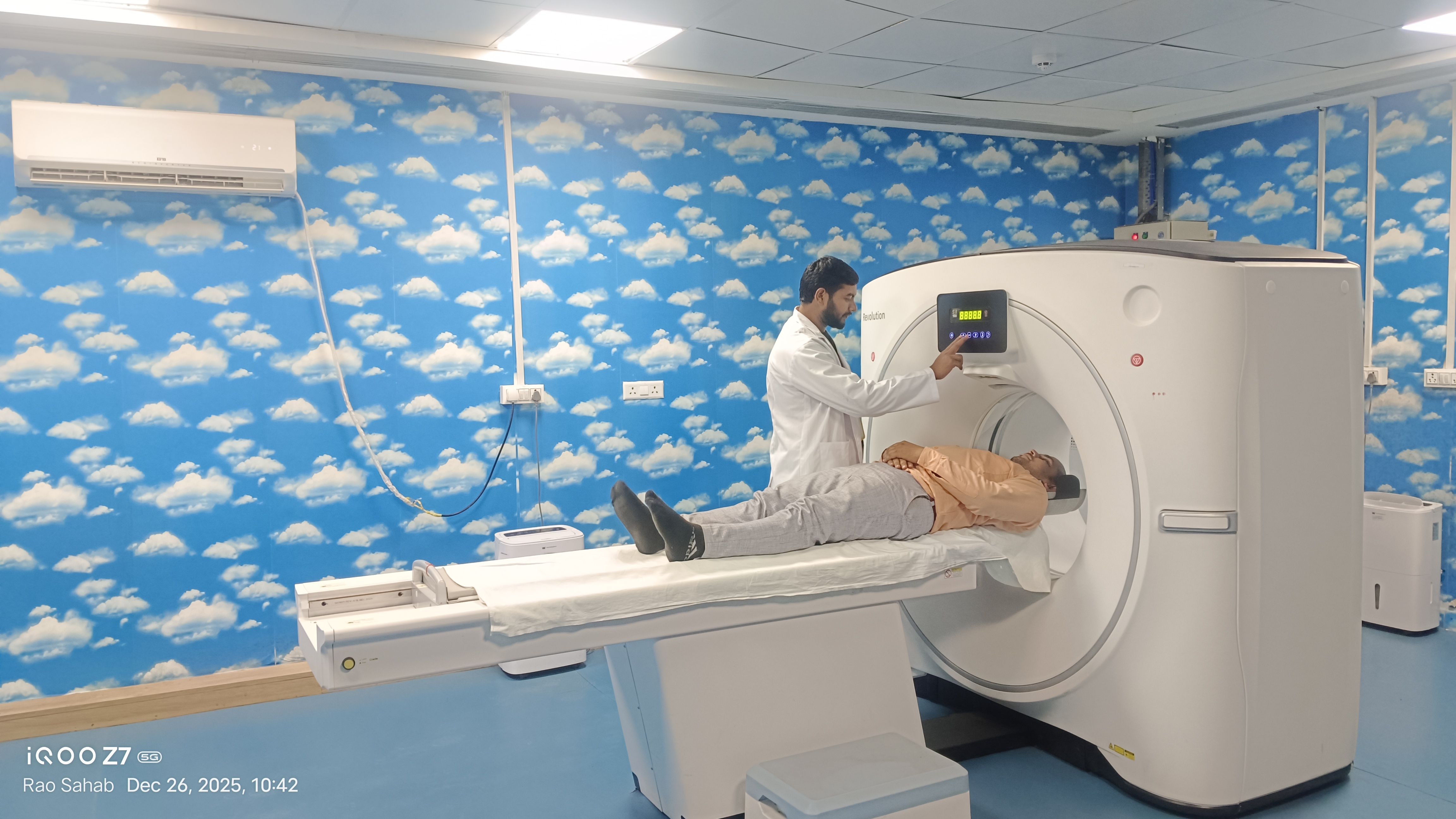 GE Revolution CT scan facility at Jhunjhunwala Hospital