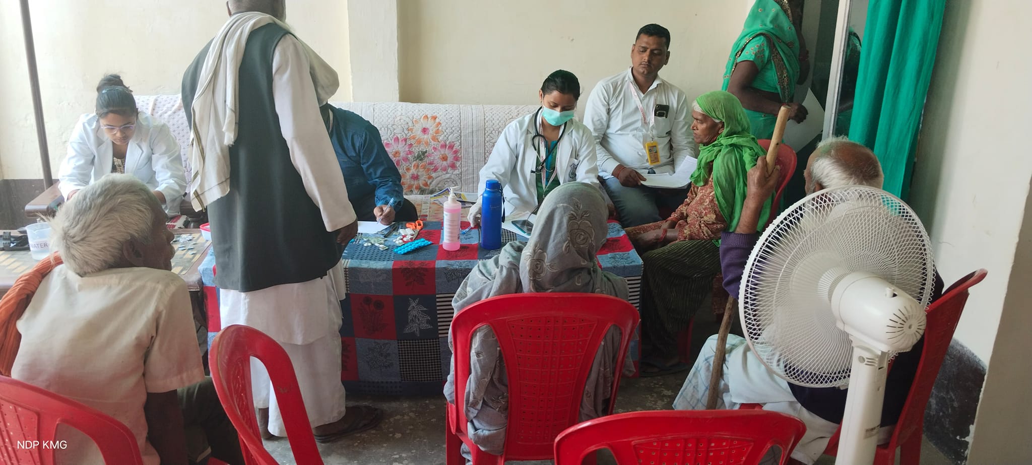 Ayushman Bharat health scheme awareness at Jhunjhunwala Hospital